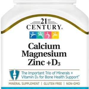century calcium , magnesium , zinc + d3