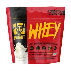 mutant whey protein powder 227kg 61 servings vanilia ice cream flavor